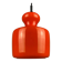 Bright orange glass pendant by Peill and Putzler 1960