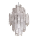 Transparent diamond strips “listelli” murano glass chandelier