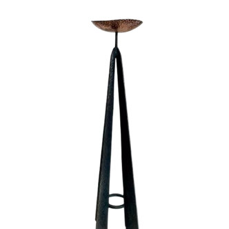 Large brutalist candlestick holder - 1960