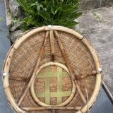 Children's rattan love seat armchairs
