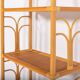 Armoire vintage en bambou et rotin, années 1980