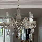 Marie Thérèse-style pendant chandelier with tassels