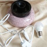 Ball lamp, ceramic and opaline ball lamp, mood and living room lamp