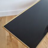 Vintage brass and glass coffee table