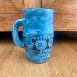 Ceramic pitcher Alain Maunier Vallauris