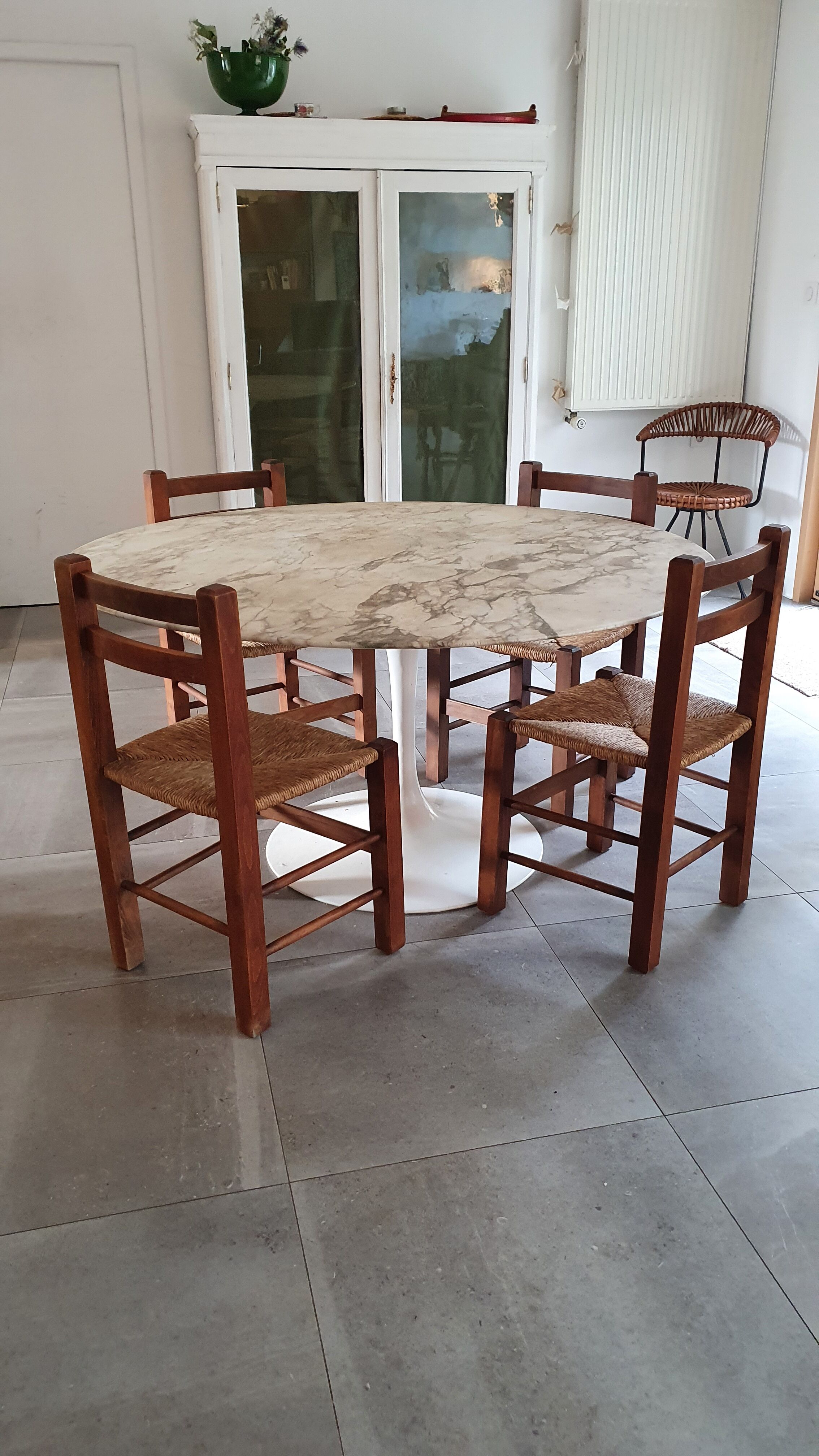 Set of 4 mulched chairs