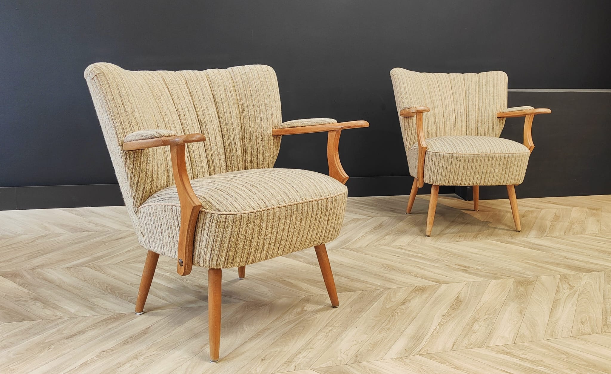 Two mid century armchairs 1960