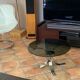 Table basse Osvaldo Borsani pour Tecno 1970 acier et verre