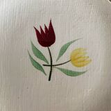 Salins "crocus" dessert plates.