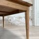 Vintage farm table with spindle legs.