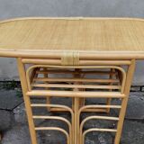 Rattan set, 1980s