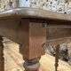 Rectangular wooden farmhouse table turned 90cm or old desk