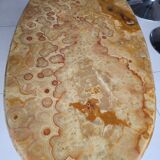 Marble and brass coffee table