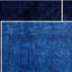 Blue, black rug traditional handmade wool fabric 250cmx150cm