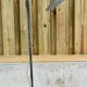 Adjustable gray metal lamp