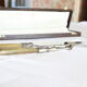 Set de couverts de service gravés initiales CR, en métal inoxydable, vintage
