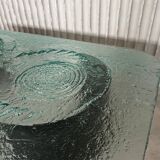 Glass & steel coffee table by Heinz Lilienthal