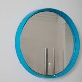 Miroir rond bleu, 1970