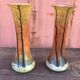 Pair of vases signed Legras