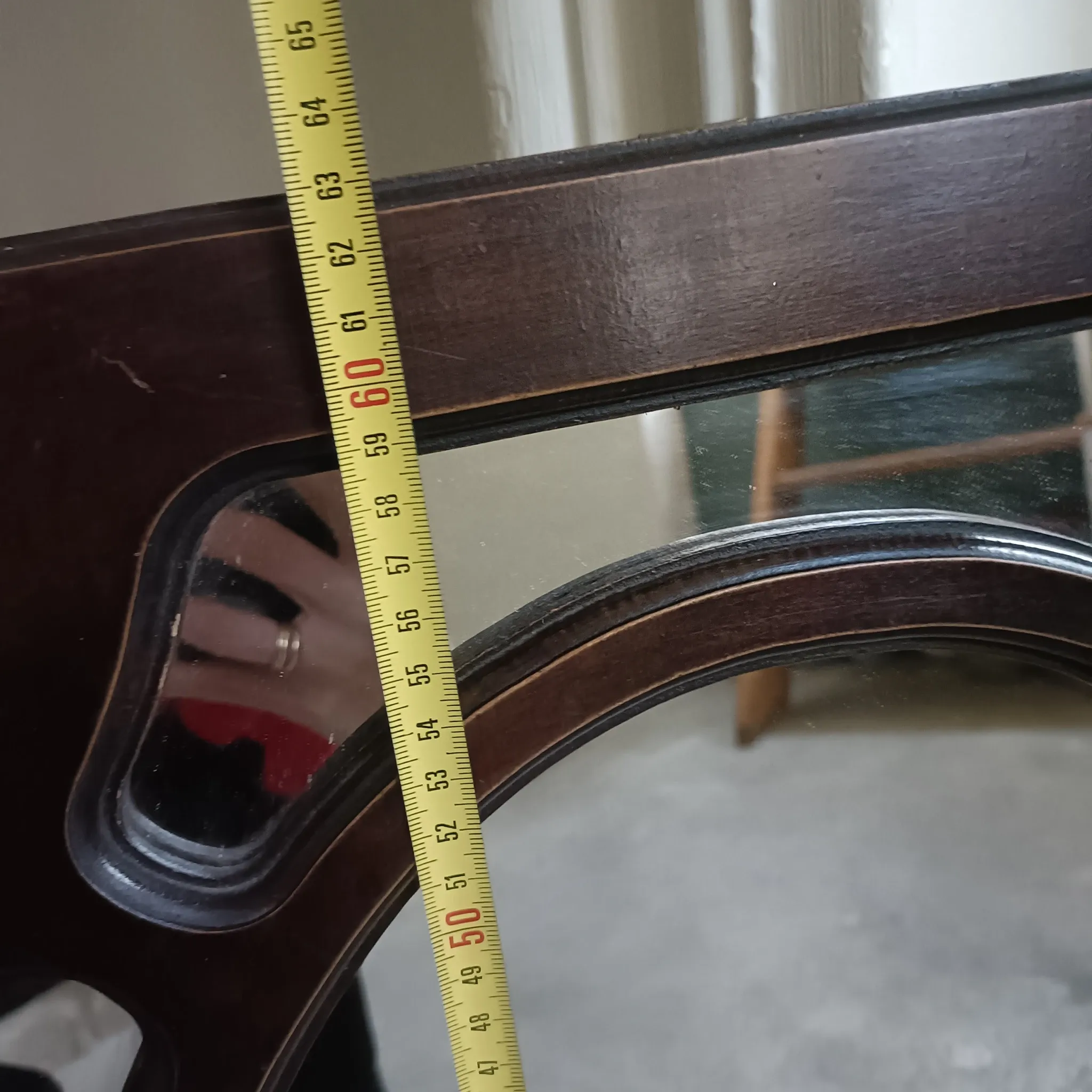 Art Deco mirror with beading