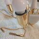 Vintage 1970s Franco Luce Murano Glass Ceiling Chandelier Made in Italy