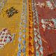 Berber carpet sabra Morocco plant fibers around 1960