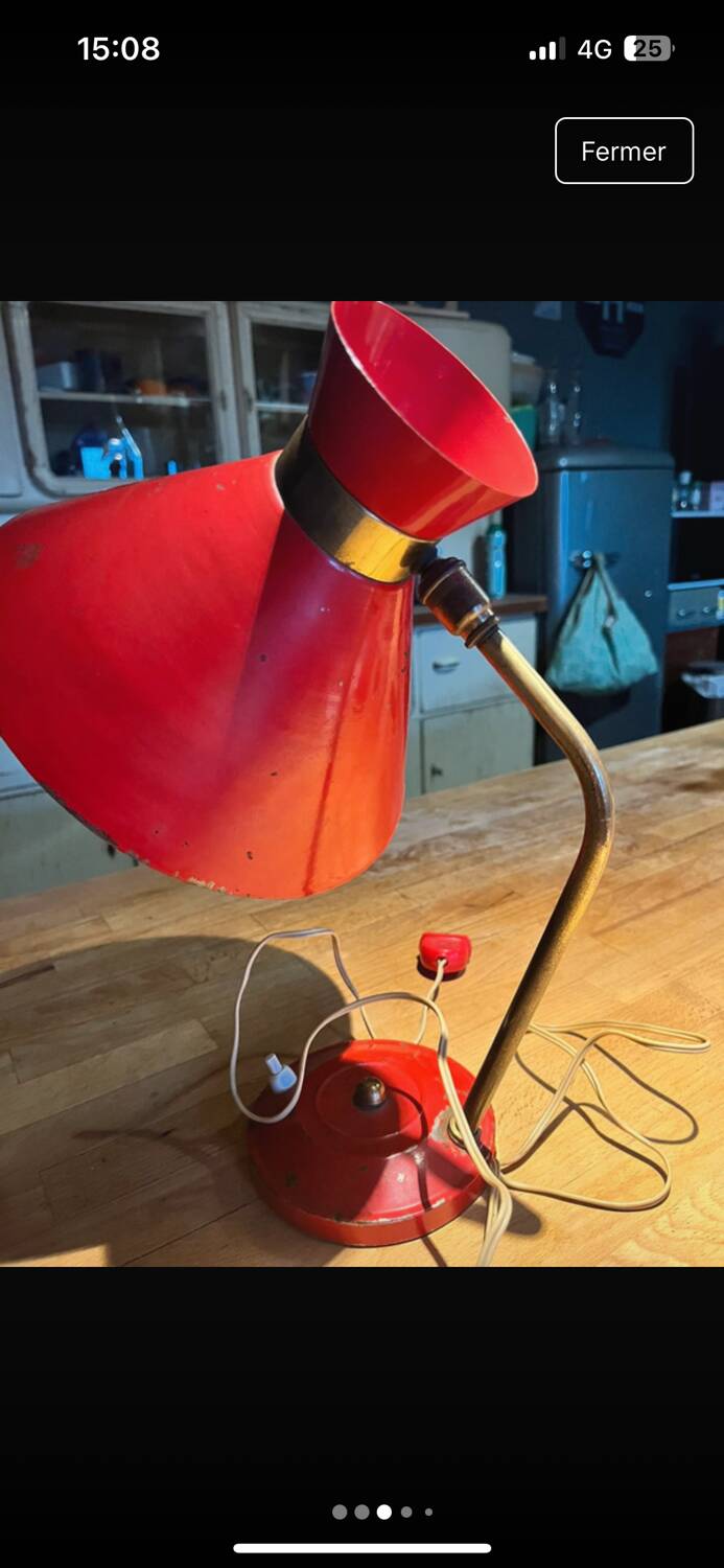 Diabolo lamp from the 50s