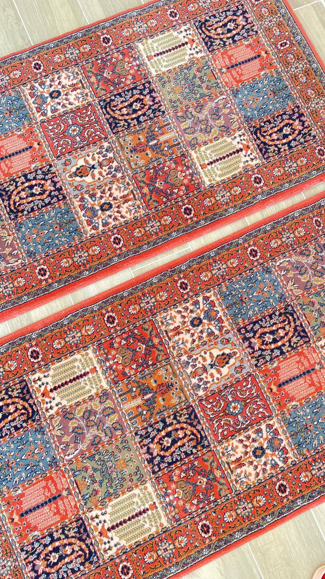Pair of Vintage Rugs, Art Deco Inspiration