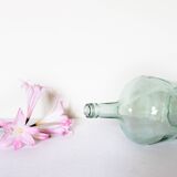 Bonbonne 2 litres transparente reflets bleus