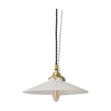 Minimalist white opaline suspension
