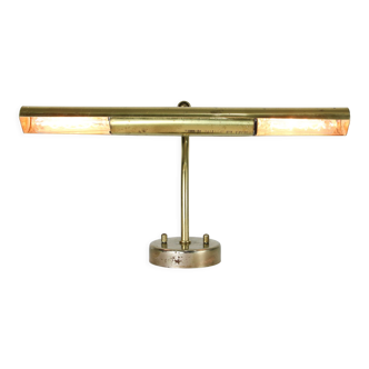 Vintage brass wall piano lamp