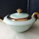 Pair of Limoges porcelain teapots