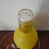 Old decorative bottle lamp vintage bottle lamp 70s