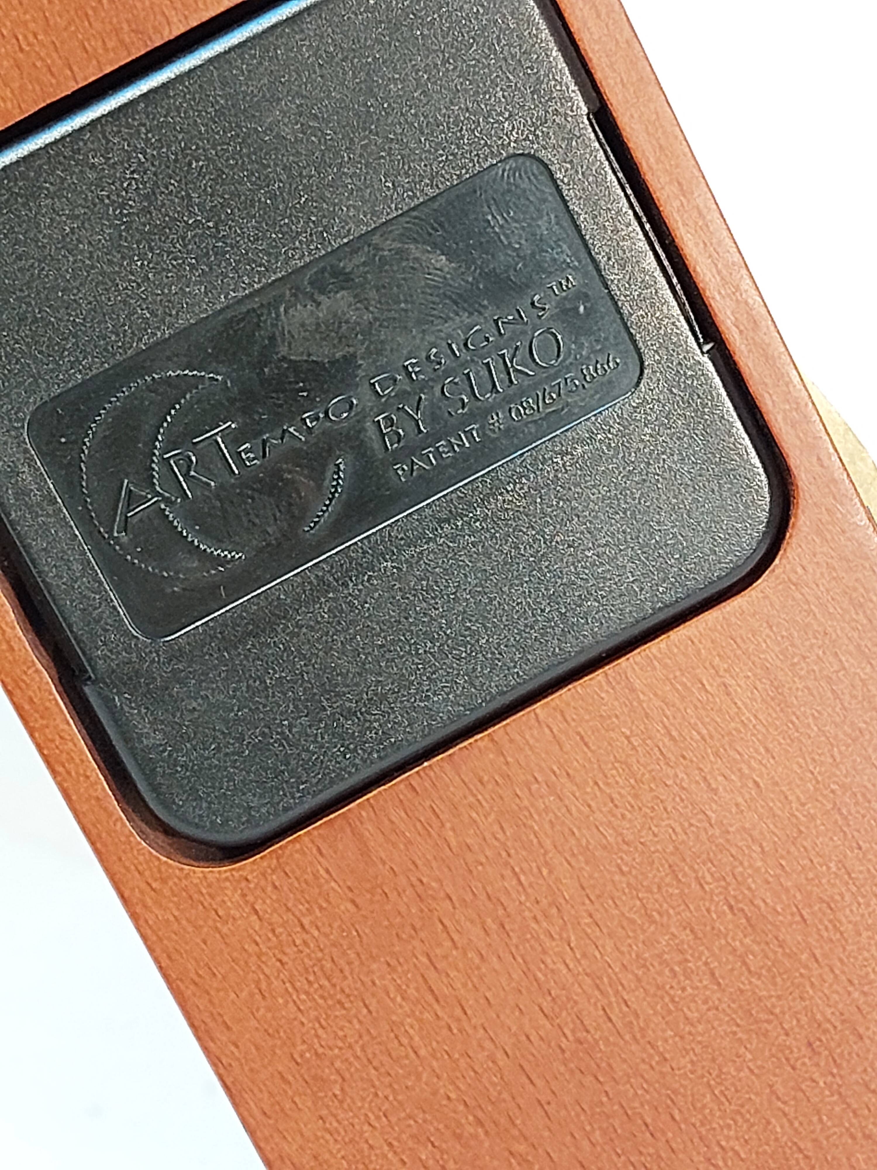 Artempo designer table clock by suko - 80s