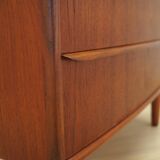 Teak chest of drawers, Danish design, 1970s, production: Denmark
