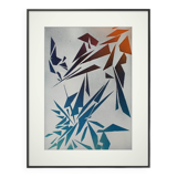 Minimalist geometric painting