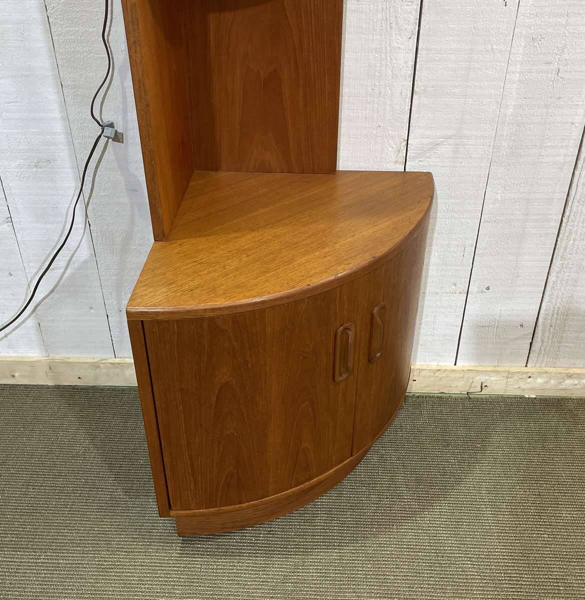 GPlan teak corner cabinet from the 1970s