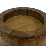 Vintage umbrella holder wooden basket storage 1960 minimalist design