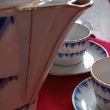 Art Deco coffee service Limoges attributed to Bétoule Legrand & Cie 1928