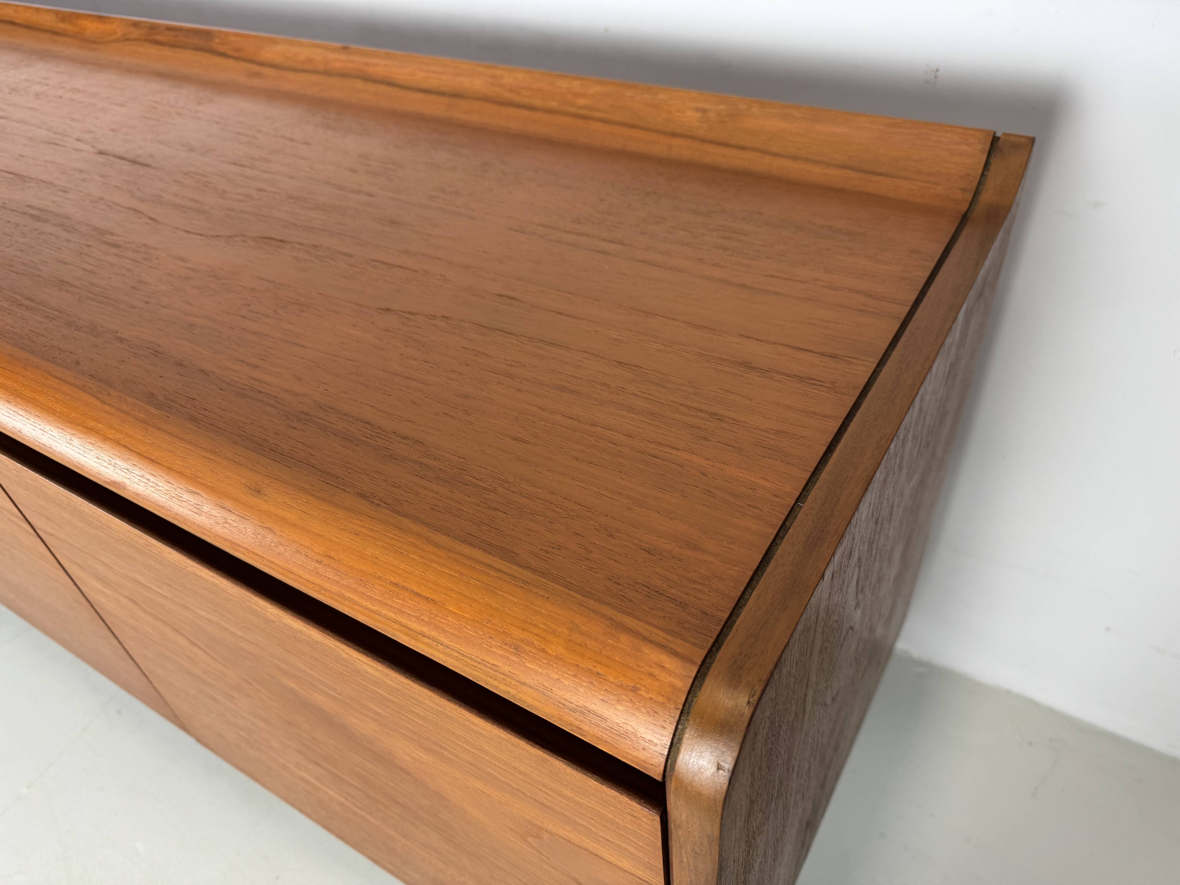 Beautiful, rare, minimalist White and Newton sideboard from the 1960s.