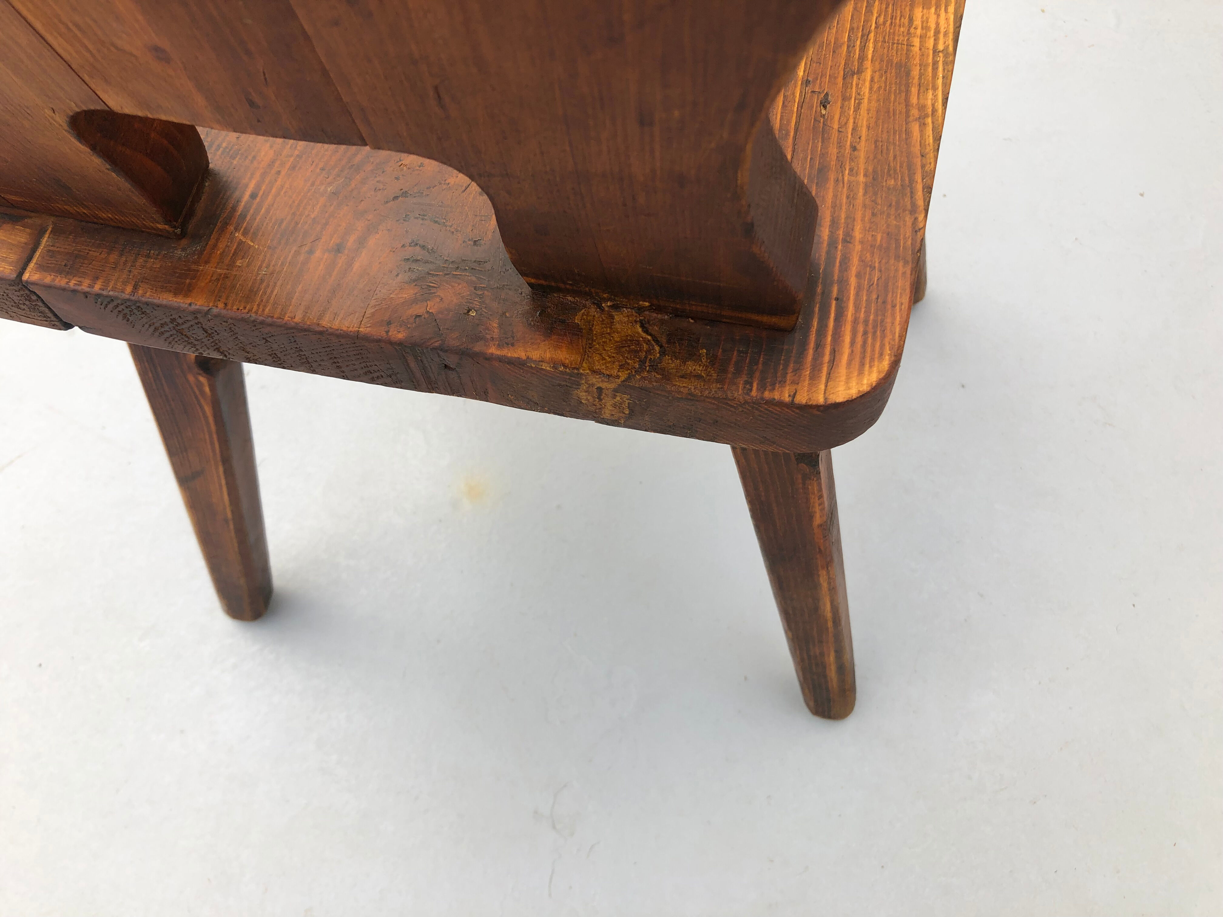 Set of 6 brutalist chairs