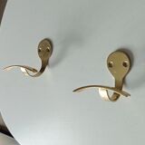 Pair of hooks vintage coat rack