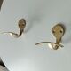 Pair of hooks vintage coat rack