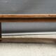 Farmhouse coffee table raw oak natural shade