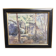 Despierre, Watercolor landscape undergrowth signed frame 20th century