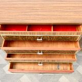 Vintage sideboard with drinks cabinet with drawers