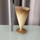 Ensemble de 4 coupes à dessert en forme de cornet de glace italienne, vers 1980.
