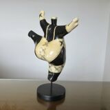 Sculpture "DEESSE" in the style of Niki de Saint Phalle, papier-mâché 1990