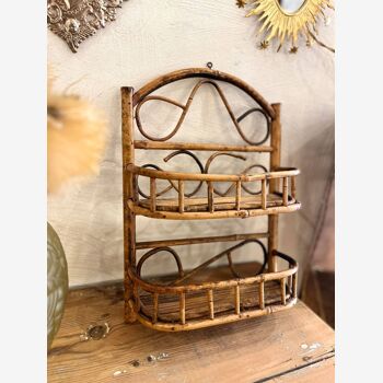 Small rattan shelf