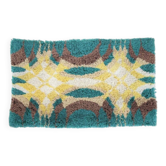 Small midcentury design carpet in Ege Rya style, Denmark, 1970